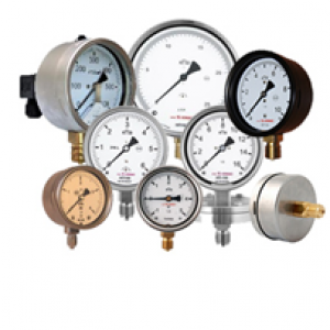 Capsule and diaphragm pressure gauges